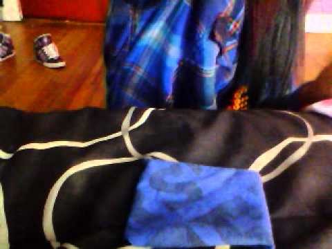 How to make a bow out of old t shirts xD