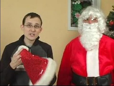 How to Make a Santa Claus Costume : How to Add the Right Hat to a Santa Costume