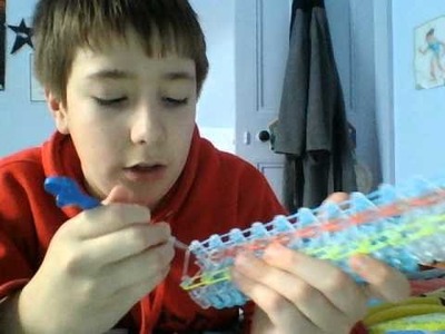 How to make a Triple Single Advanced Loom Band on one board