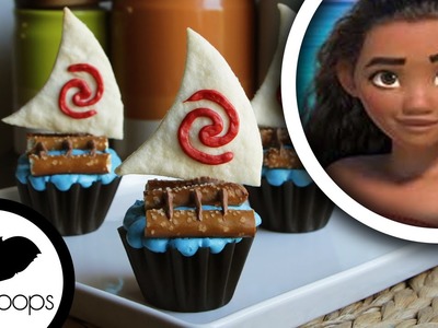 How to make Disneys Princess Moana: Cupcakes