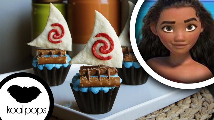 How to make Disneys Princess Moana: Cupcakes