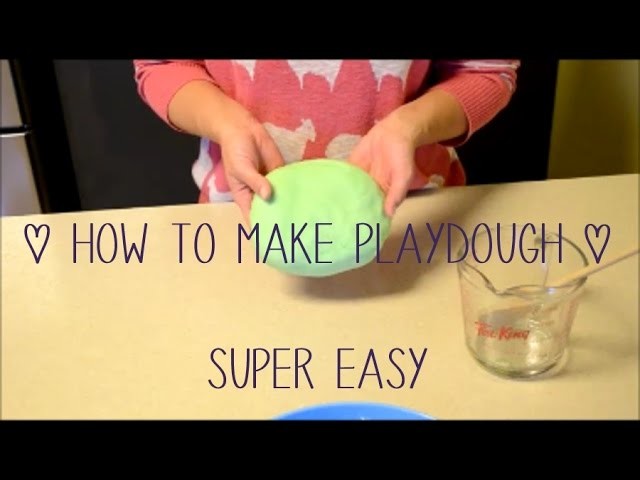 How To Make Playdough ♡ Super Easy DIY by Goldstar Glitter