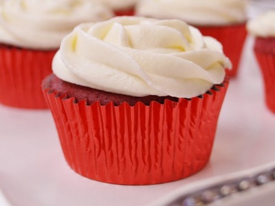 How To Make Red Velvet Cupcakes w.Cream Cheese Frosting:Red Velvet Cupcakes Recipe:Di Kometa #33
