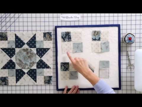 How to Sew and Press "Spinning" Seams on a Four-Patch Quilt Block by Edyta Sitar -- Fat Quarter Shop