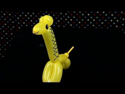 How To Shape A Giraffe Out Of A Balloon