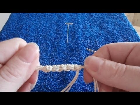 How to Tie a Vertical Larks Head Knot to Make Hemp Necklaces