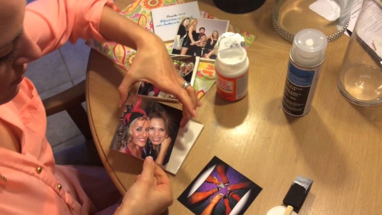 How to with Halley- DIY Photo Coasters