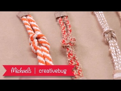 Nautical Bracelet | Mini Project Class | Michaels & Creativebug