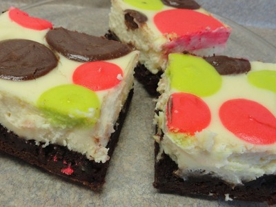 Polka-Dot Cheesecake Brownies