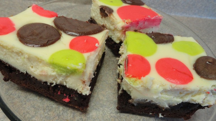 Polka-Dot Cheesecake Brownies