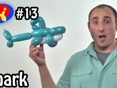 Three Balloon Shark  - Balloon Animal Lessons #13