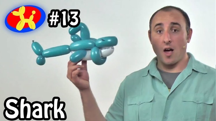 Three Balloon Shark  - Balloon Animal Lessons #13