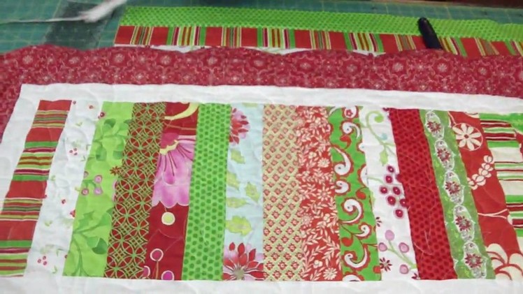 Two Table Topper projects from the Snow Flower Design Roll Part 1.2