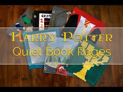 Harry Potter Quiet Book (Felt Craft)