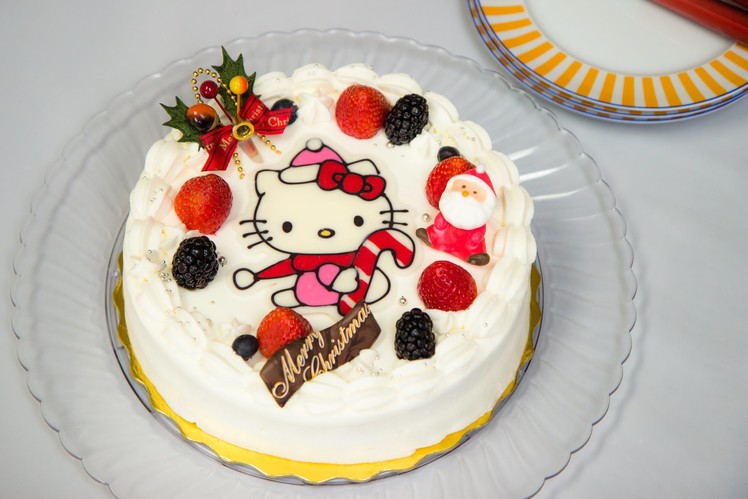 Hello Kitty Chocolate Christmas Cake Recipe