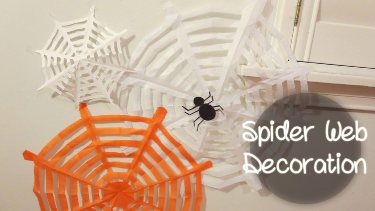 Last Minute Spider Web Decoration for Halloween | Sunny DIY