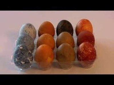 Naturally Dyed Easter Eggs (A Curbly Video Podcast).