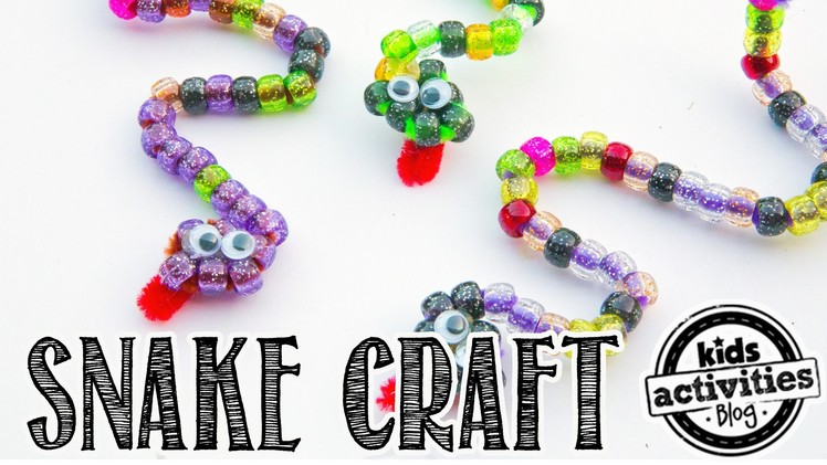 Pipe Cleaner Snakes Kids Craft