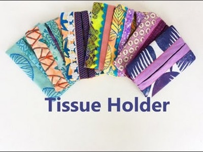 Sewing Craft Projects for beginners pocket tissue box case