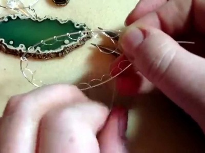 Agate slice frame netting tutorial part 1