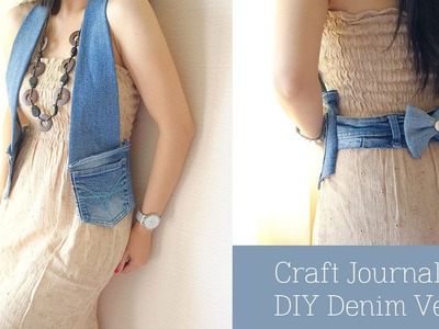 Craft Journal 4 :  Denim Vest DIY