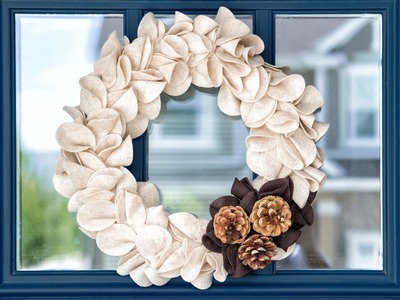 DIY Wreath Making | Fall Wreath Craft | Apostrophe S | Ruffled Harvest