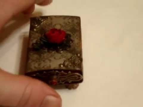 ALTERED ORNATE MATCHBOX (THE CRAFT HOLE 2014) CHALLENGE