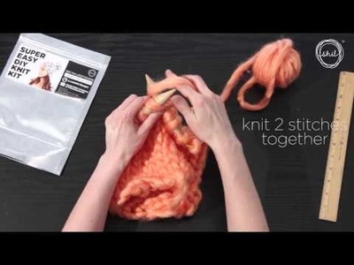 Chunky beanie with fur pom pom video tutorial