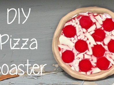 Clay and Resin Pizza Coaster DIY   Another Coaster Friday Craft Klatch