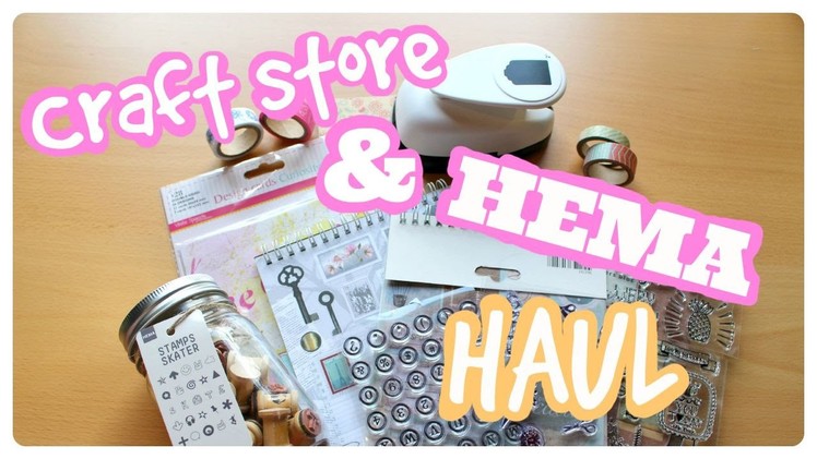 Craft store & Hema haul + GIVEAWAY(closed)!