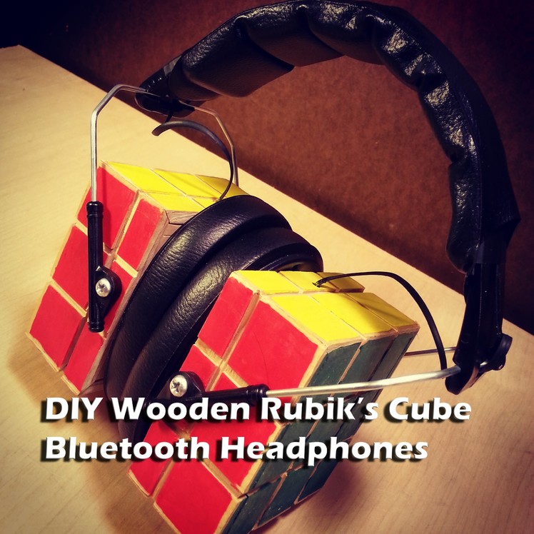 DIY Headphones-DIY Wooden Rubik's Cube Bluetooth Headphones