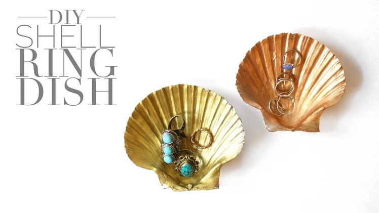 DIY Shell Ring Dish | Easy Craft Idea