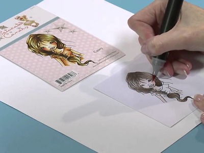 How to color characters with Chameleon Pens| Craft Academy