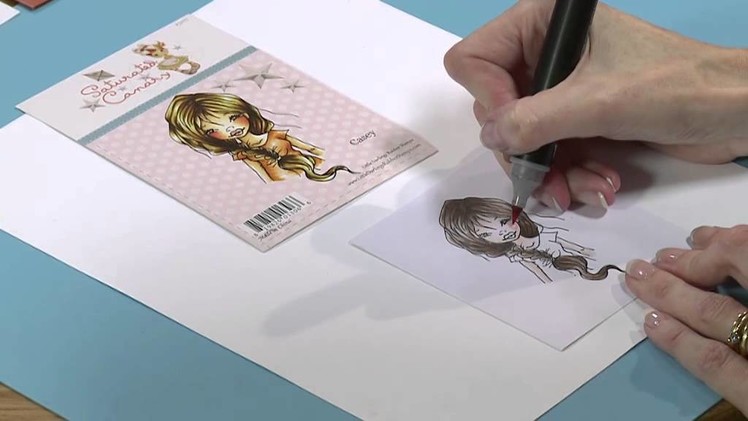 How to color characters with Chameleon Pens| Craft Academy