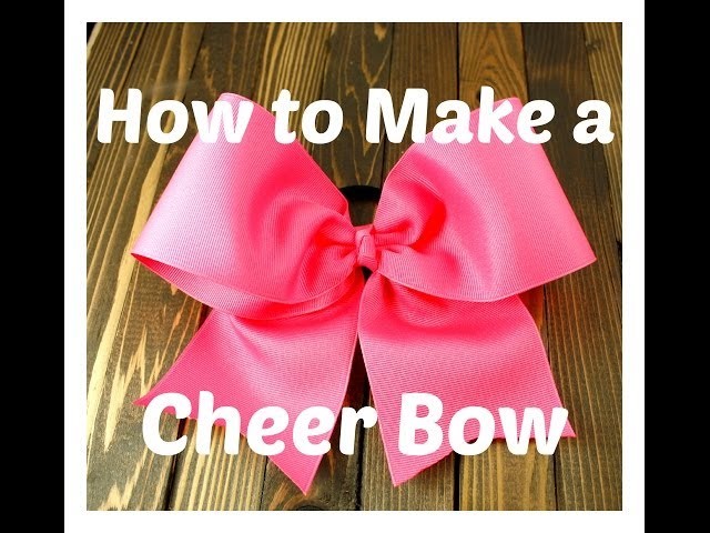 How to Make a Cheer Bow - Hairbow Supplies, Etc.