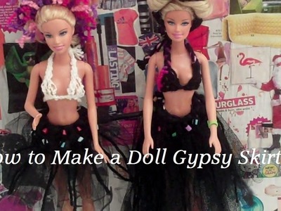 How to Make, a Doll Gypsy Skirt - Doll Clothes