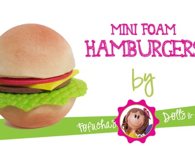 How To Make A Mini Hamburger With Foam Craft Sheets