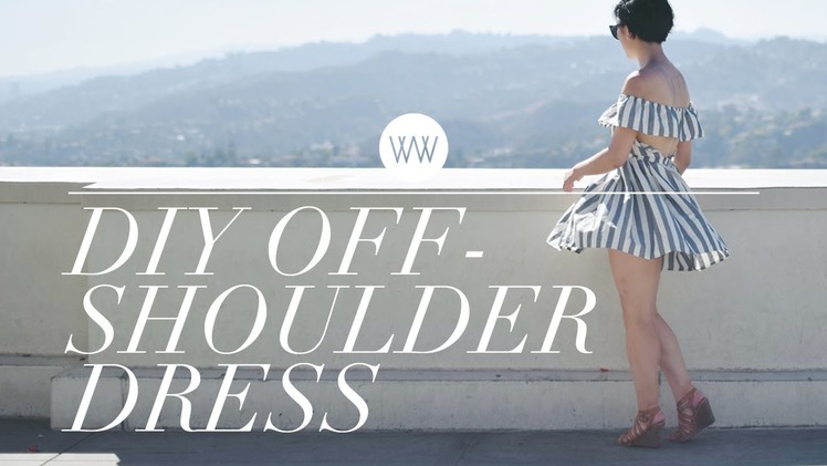 How to Make an Off-Shoulder Dress
