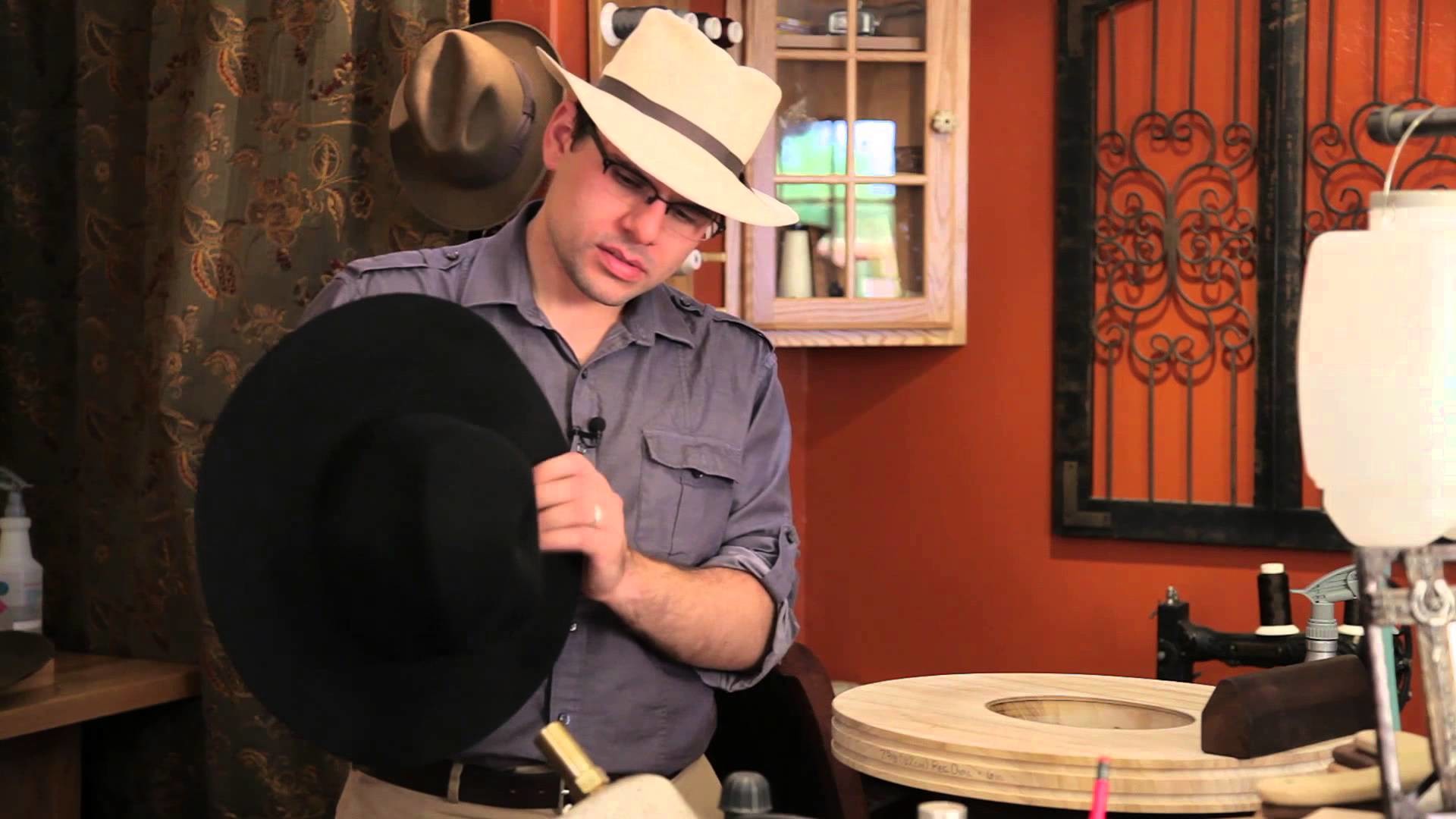How to Shape Felt Cowboy Hats : Felt Hats