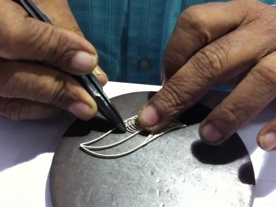 Tarakasi Filigree Jewelry making in India Tutorial