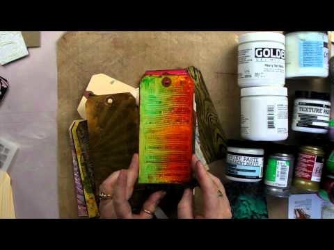 Texture Pastes.Mediums Techniques Tutorial. Art Of Craft