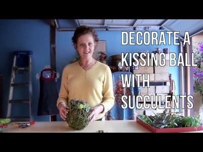 A Different Way To Create A Succulent Kissing Ball
