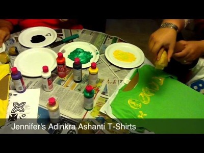 Adinkra Ashanti Potato Stamp Demonstration