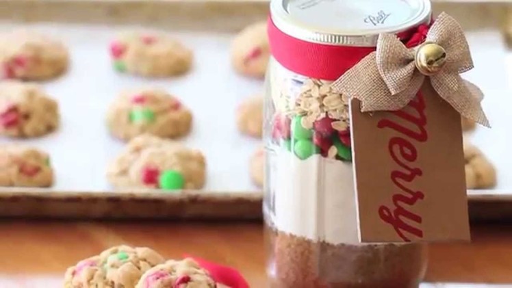Christmas chocolate cookies in a jar recipe