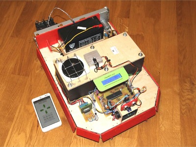 CleanBOT - DIY Bluetooth Controlled Autonomous Flooor Cleaning Robot