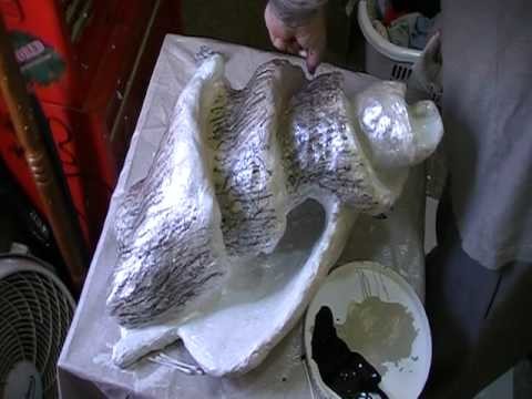 Conch 1 ( Painting ) [timelaps] Paper Clay Sculpture