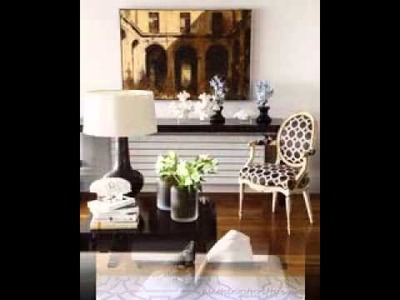 Console table decorating ideas