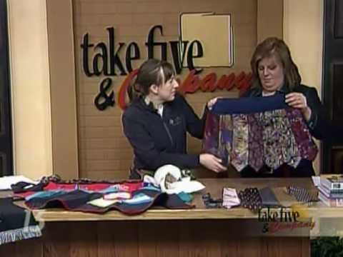 CraftSanity on TV: Making aprons out of ties