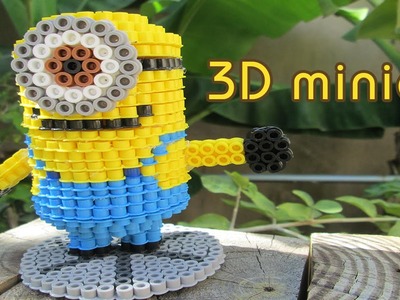 DIY: 3D Minion | Bead Sprites (Perler.Hama Beads)