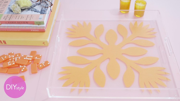 DIY Hawaiian Print Tray - DIY Style with Erin Furey - Martha Stewart